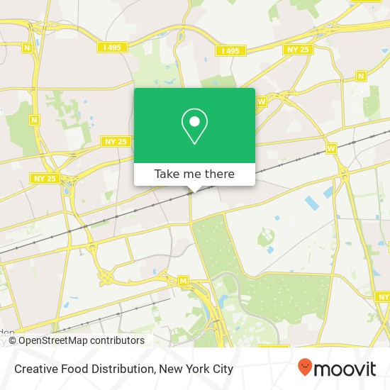 Creative Food Distribution map