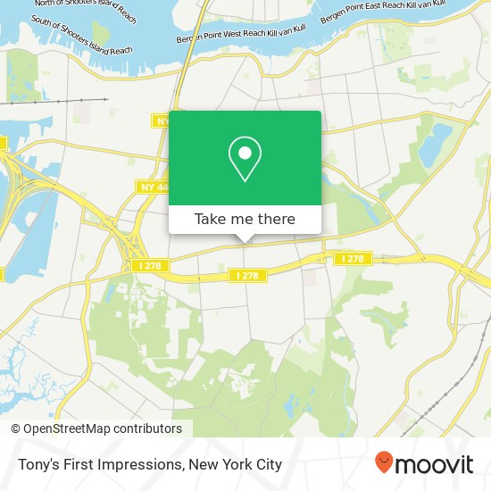 Tony's First Impressions map