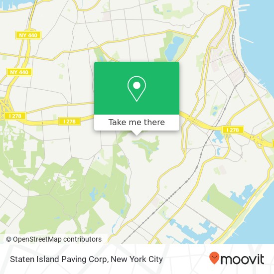 Mapa de Staten Island Paving Corp