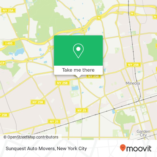 Sunquest Auto Movers map