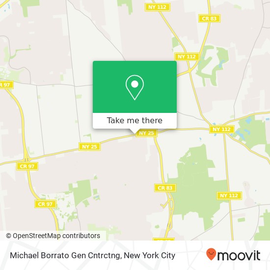 Michael Borrato Gen Cntrctng map