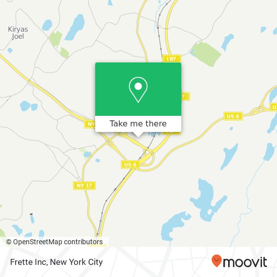 Frette Inc map