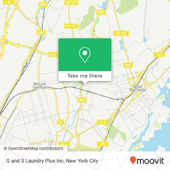 Mapa de G and S Laundry Plus Inc