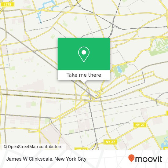 Mapa de James W Clinkscale