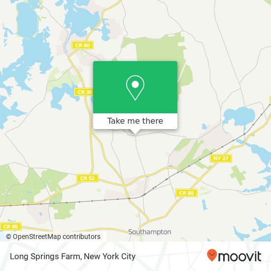 Mapa de Long Springs Farm