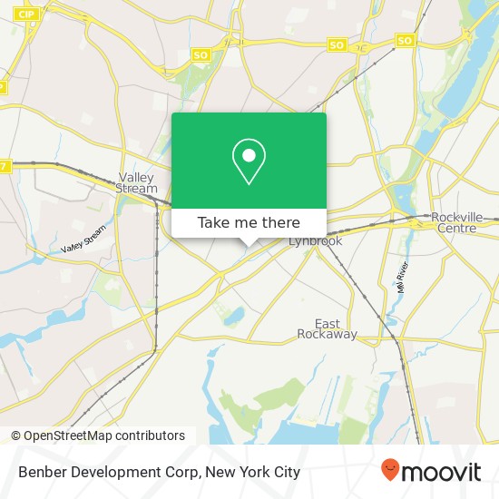 Mapa de Benber Development Corp