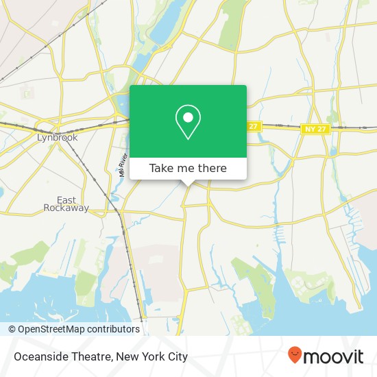 Mapa de Oceanside Theatre