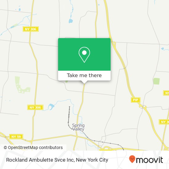 Rockland Ambulette Svce Inc map