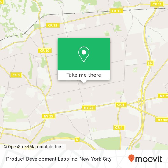 Mapa de Product Development Labs Inc