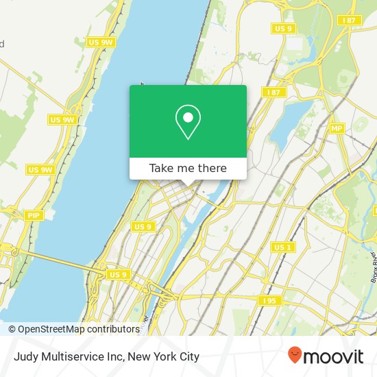 Mapa de Judy Multiservice Inc