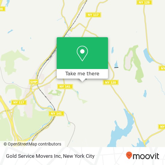 Gold Service Movers Inc map