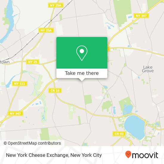 Mapa de New York Cheese Exchange