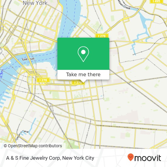 Mapa de A & S Fine Jewelry Corp