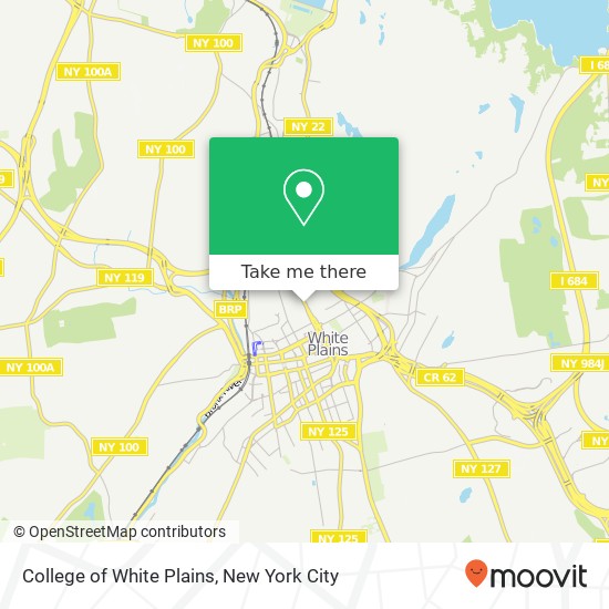 Mapa de College of White Plains