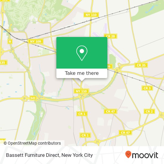 Bassett Furniture Direct map