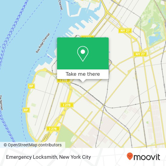 Emergency Locksmith map