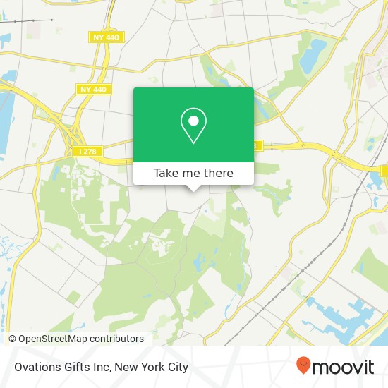 Mapa de Ovations Gifts Inc