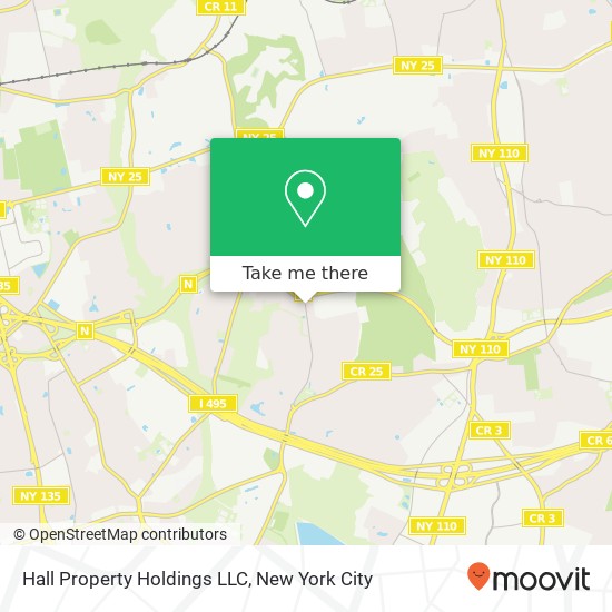 Hall Property Holdings LLC map