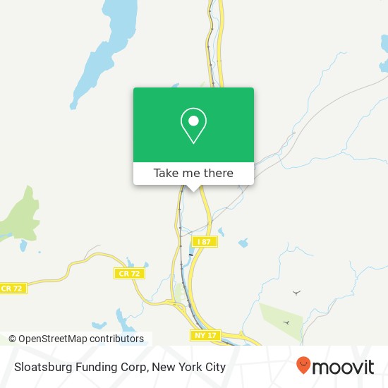 Mapa de Sloatsburg Funding Corp