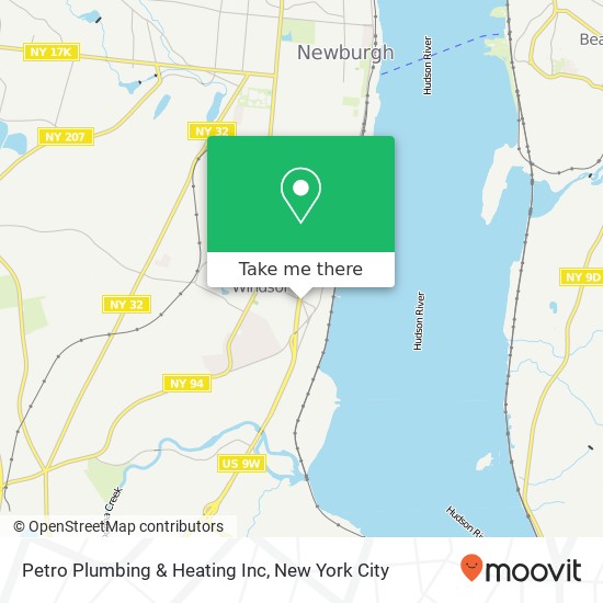 Petro Plumbing & Heating Inc map