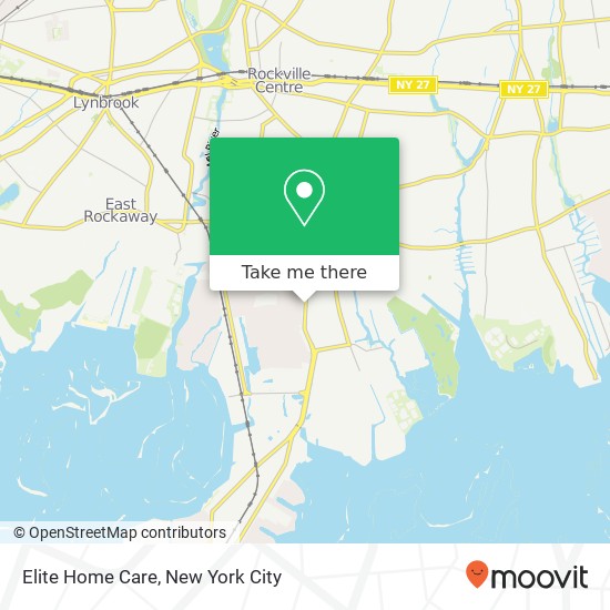 Elite Home Care map