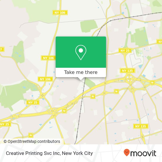 Mapa de Creative Printing Svc Inc