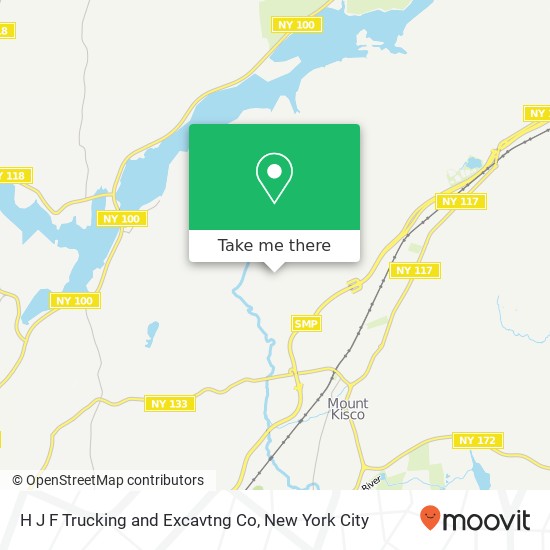 H J F Trucking and Excavtng Co map