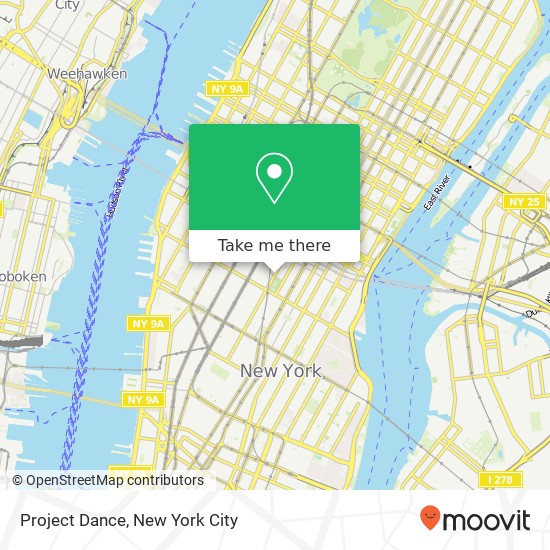 Mapa de Project Dance