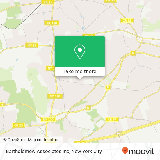 Bartholomew Associates Inc map