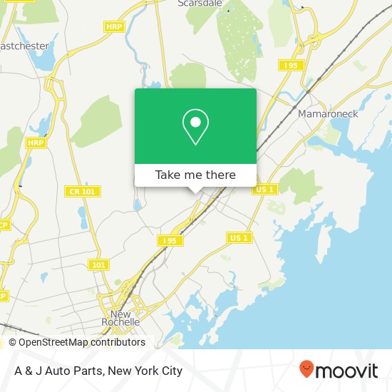 Mapa de A & J Auto Parts