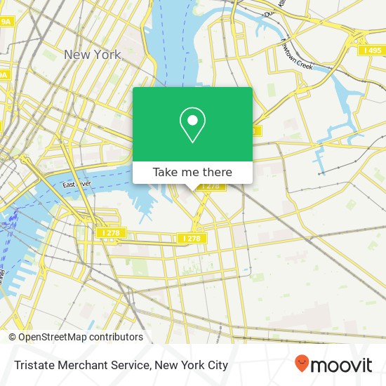 Mapa de Tristate Merchant Service