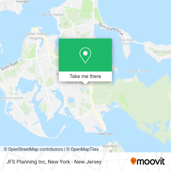 JFS Planning Inc map