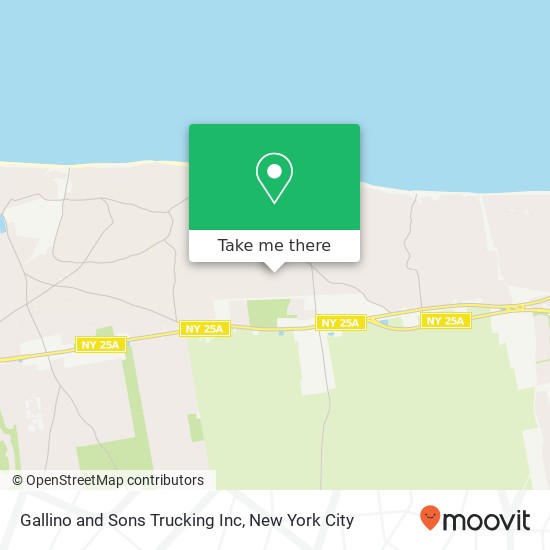 Mapa de Gallino and Sons Trucking Inc