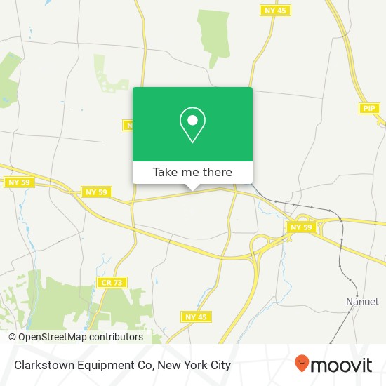 Mapa de Clarkstown Equipment Co