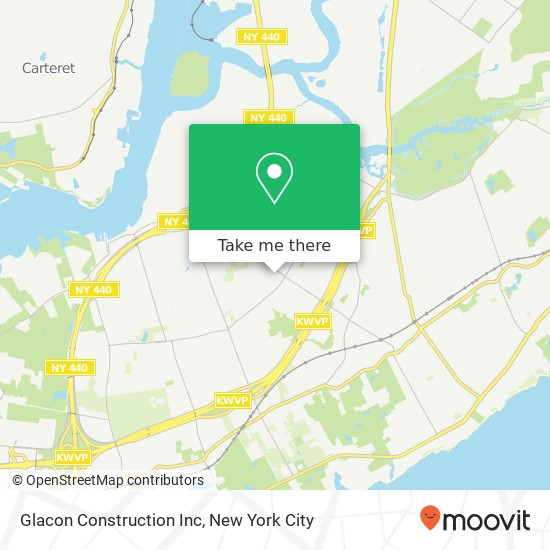 Glacon Construction Inc map