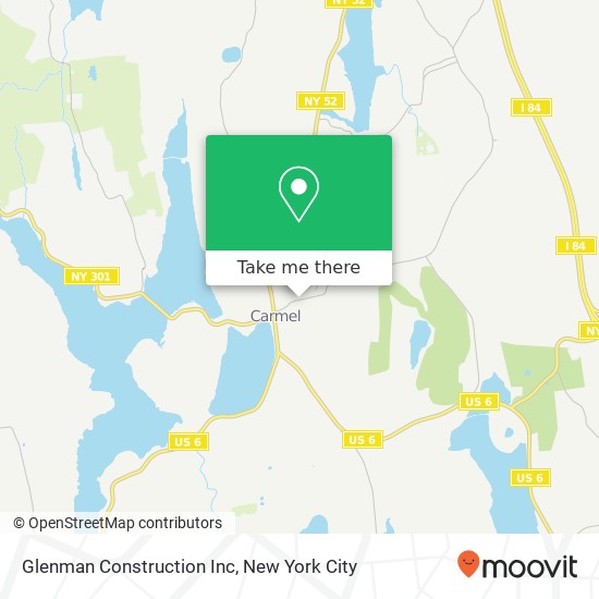 Glenman Construction Inc map