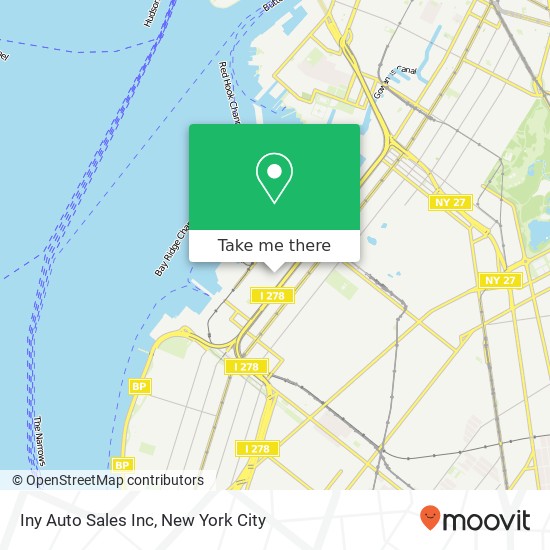 Iny Auto Sales Inc map