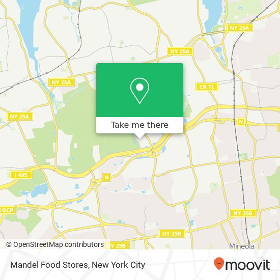 Mapa de Mandel Food Stores