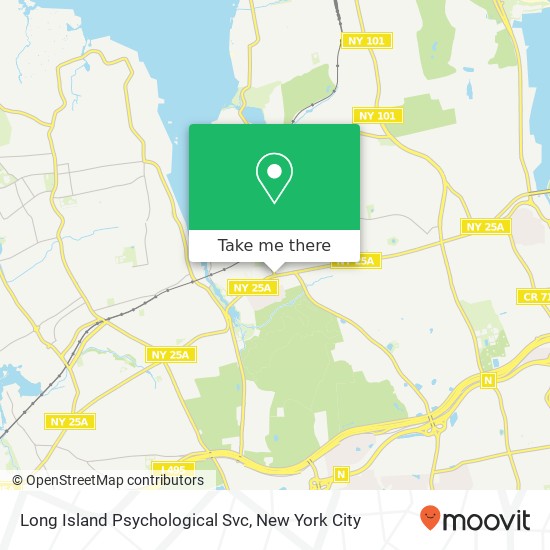 Mapa de Long Island Psychological Svc