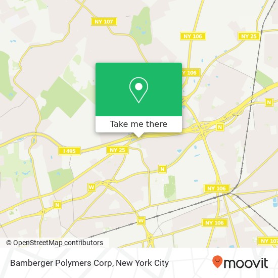 Bamberger Polymers Corp map