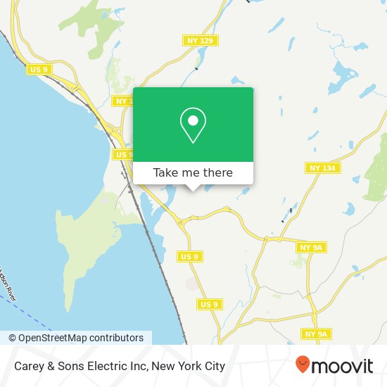 Mapa de Carey & Sons Electric Inc