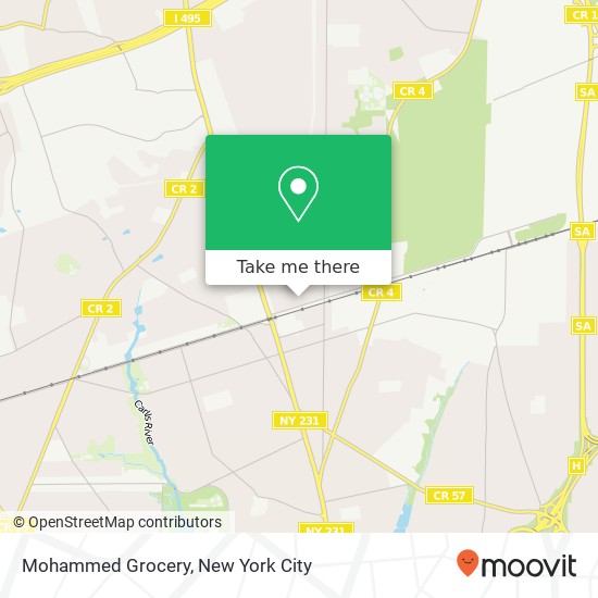 Mapa de Mohammed Grocery