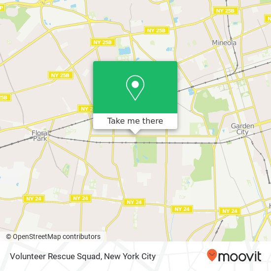 Volunteer Rescue Squad map