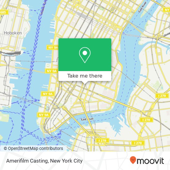 Amerifilm Casting map