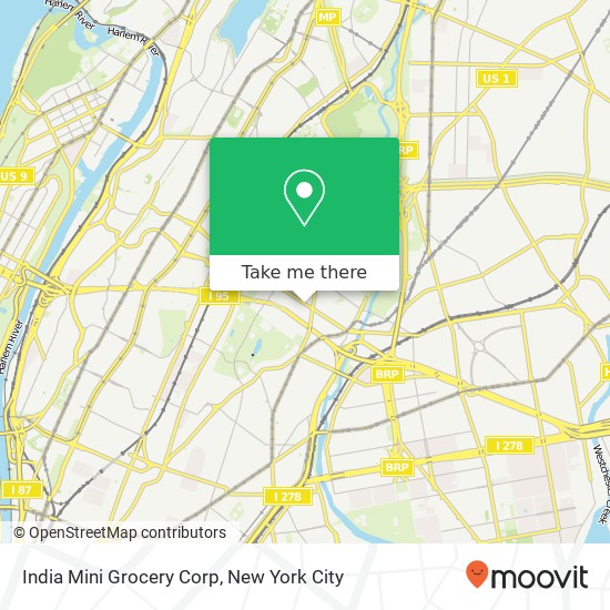 India Mini Grocery Corp map