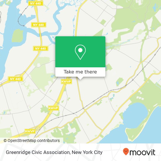 Greenridge Civic Association map