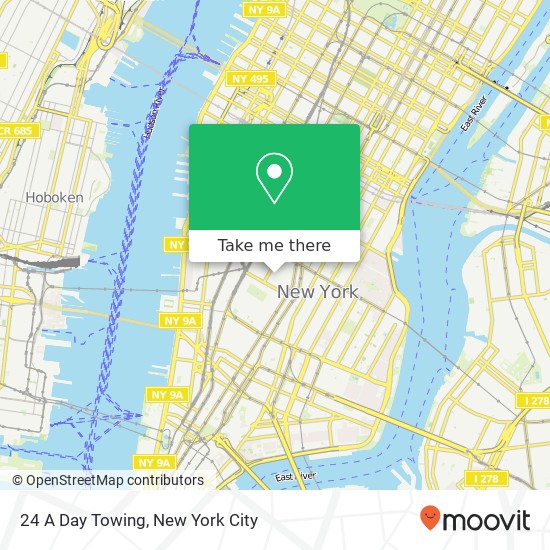 24 A Day Towing map