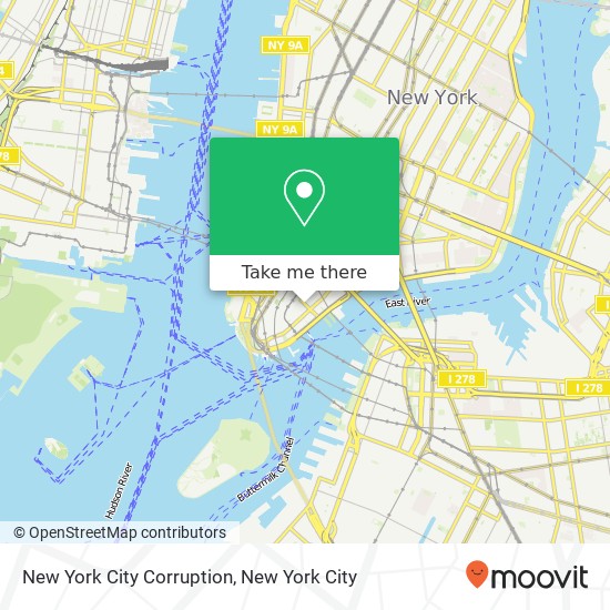 New York City Corruption map