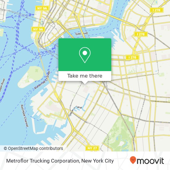 Metroflor Trucking Corporation map