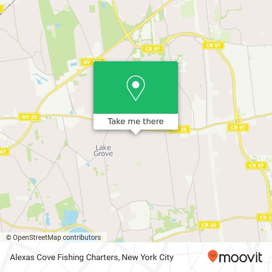Alexas Cove Fishing Charters map